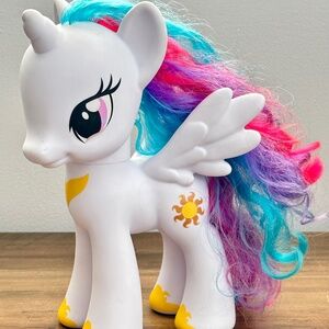 My Little Pony PRINCESS CELESTIA White LARGE 8" MLP Jumbo Toy Figure 2013 G4 EUC